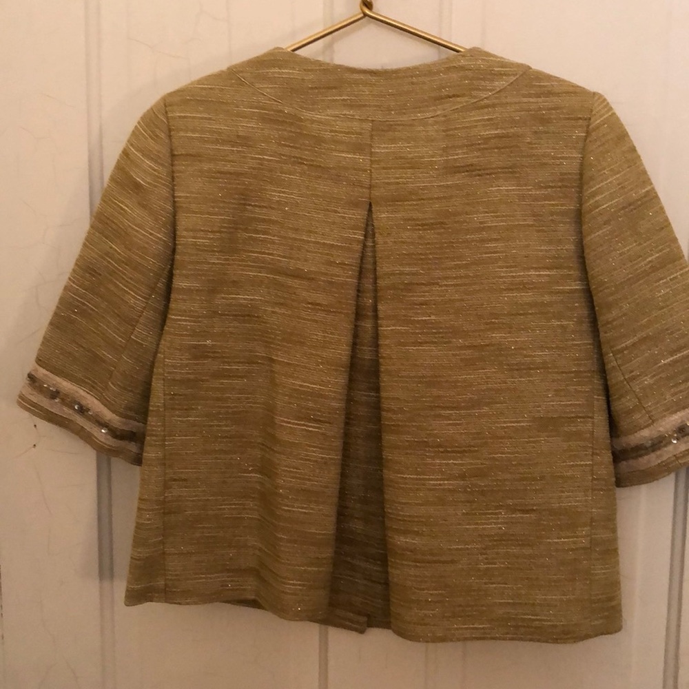 Badgley Mischka gold skirt set M - Picture 9 of 12